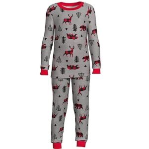 NWT-🎄🎅🏻 Christmas Family Matching Reindeer & Bears Long Sleeve Pajamas